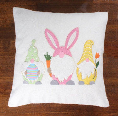 Easter Gnomes Cream Pillow PL110032 - The Fox Decor